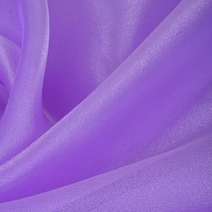 Pastel Purple Plain Shimmer Tissue Fabric