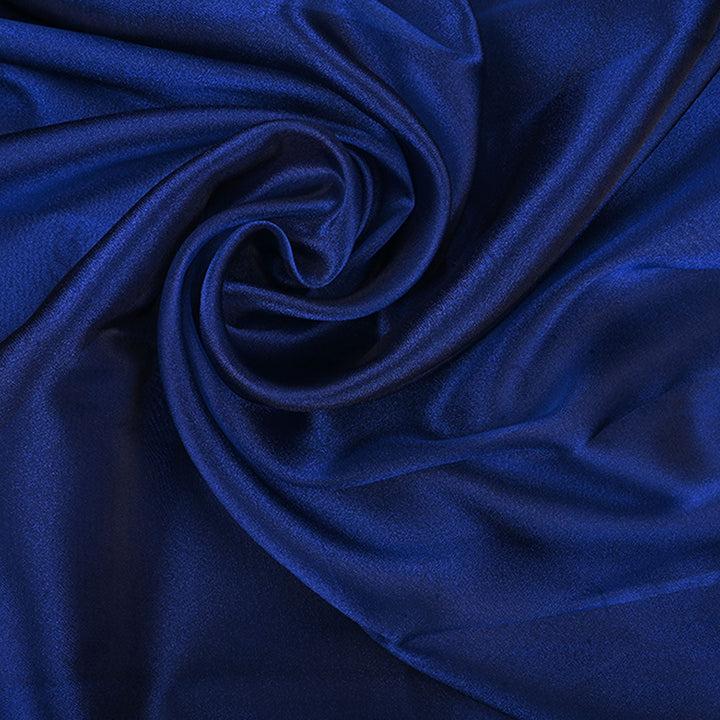 Royal Blue Plain Shimmer Tissue Fabric