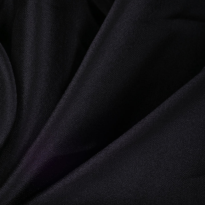 Kajal Black Plain Shimmer Tissue Fabric