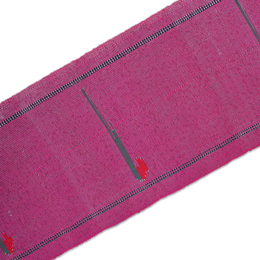 Bright Purple Paithani Border With Muniya Pattern