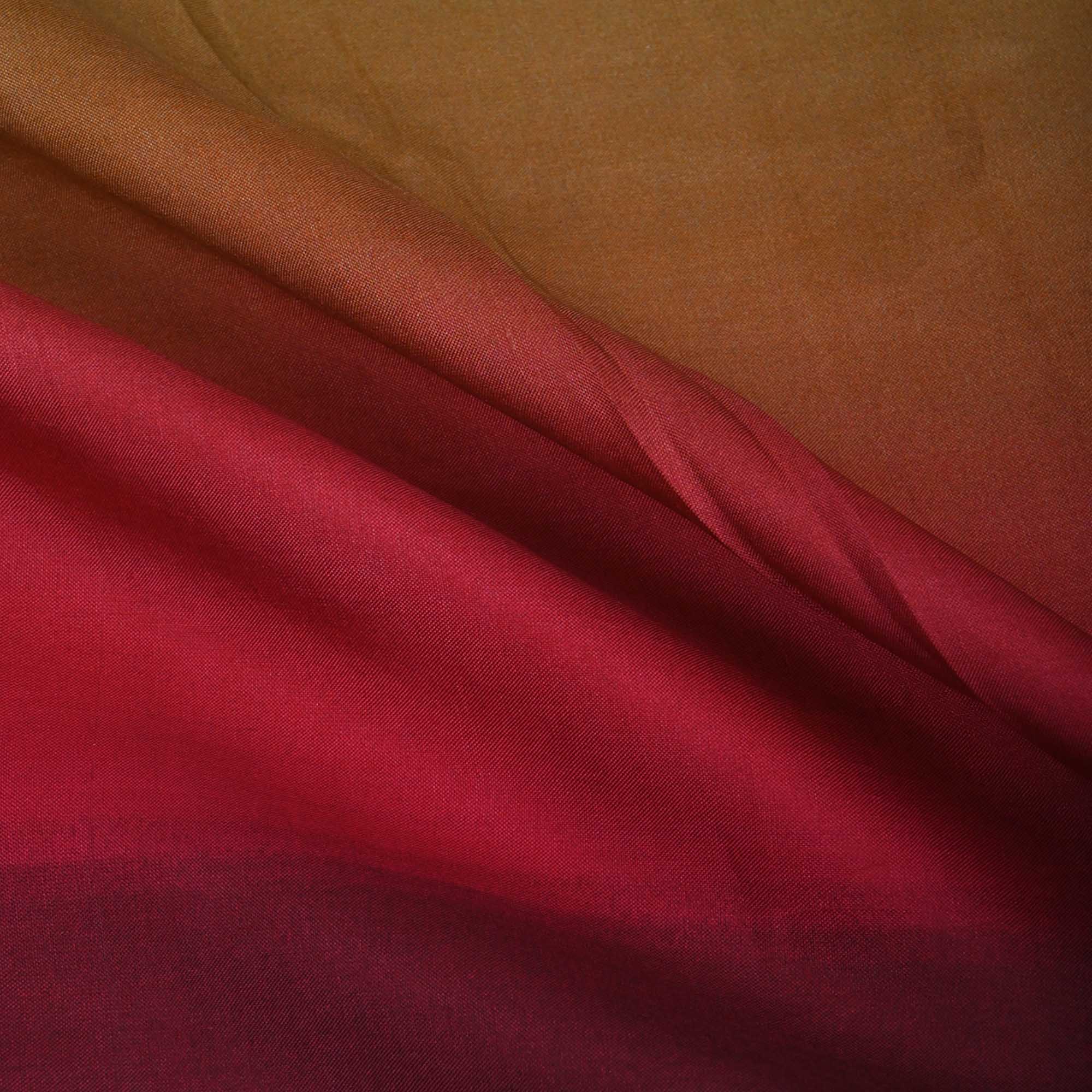 Multicolour Ombre Plain Silk Fabric