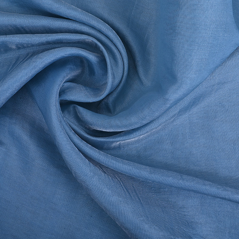 Carolina Blue Plain Tissue Fabric