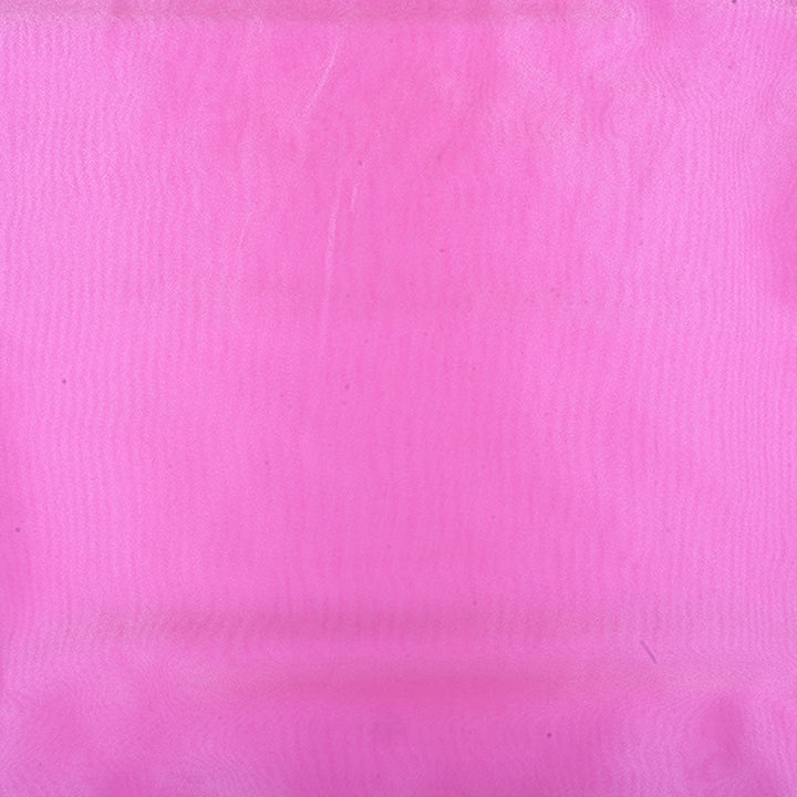 Light Deep Pink Plain Shimmer Tissue Fabric