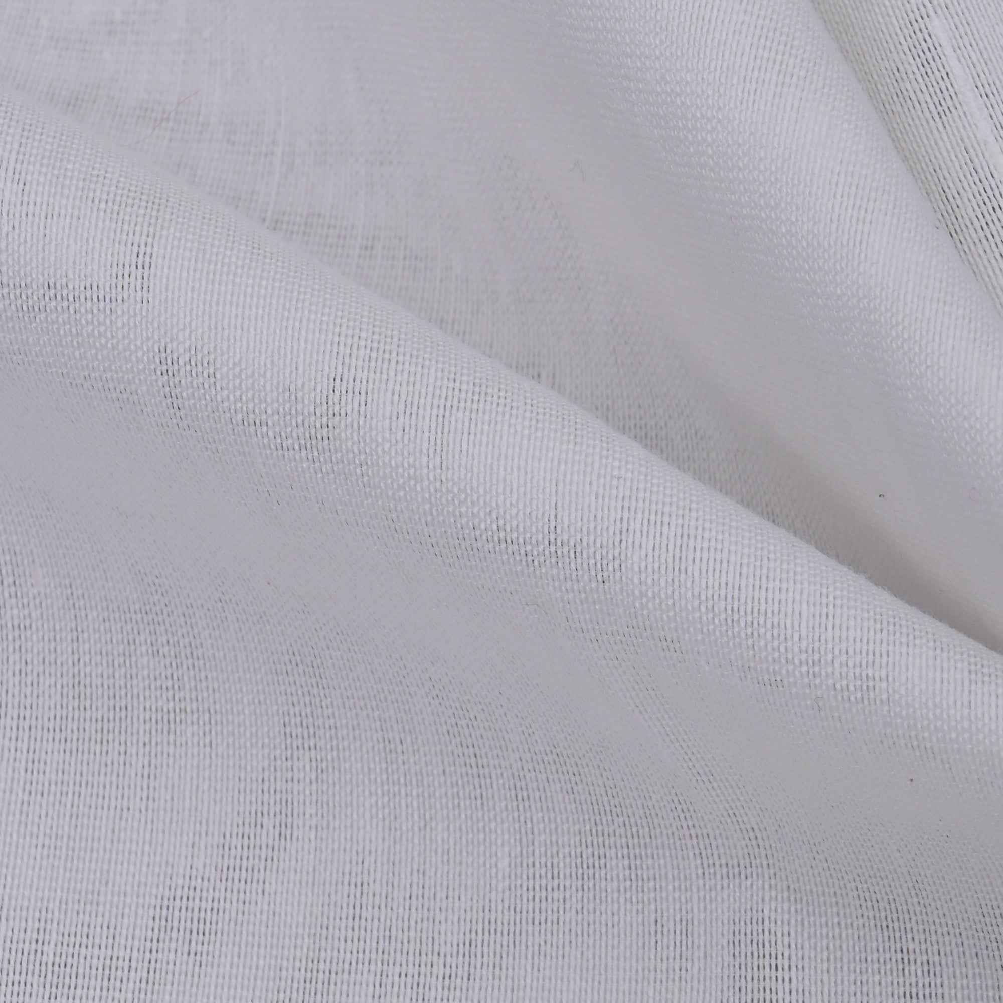 Ivory White Plain Chanderi Fabric