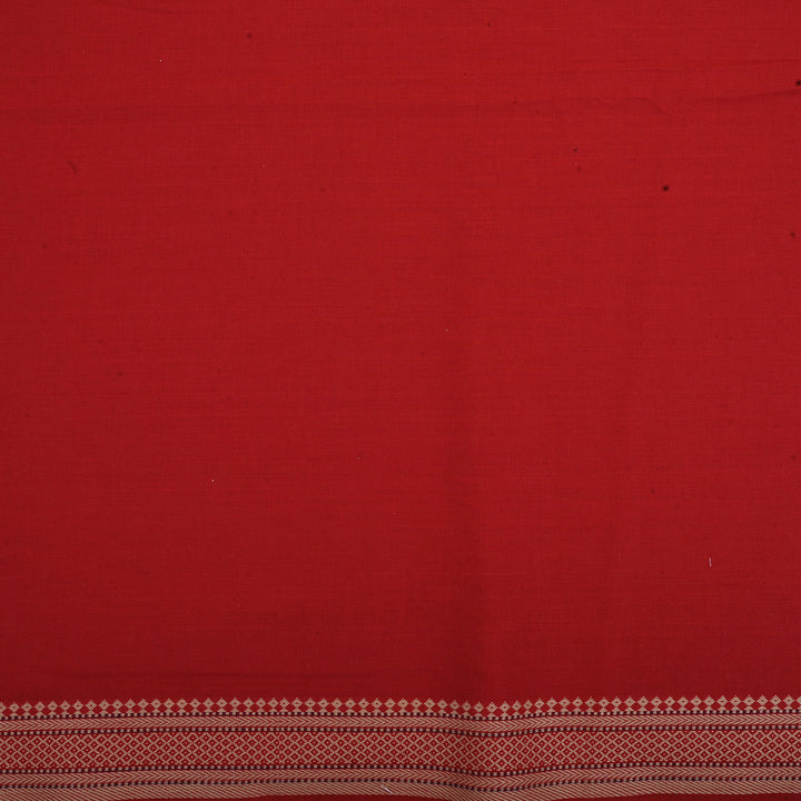 Carmine Red Cotton Fabric