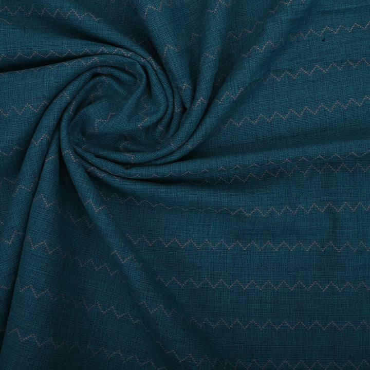 Blue Sapphire Traditional Cotton Fabric