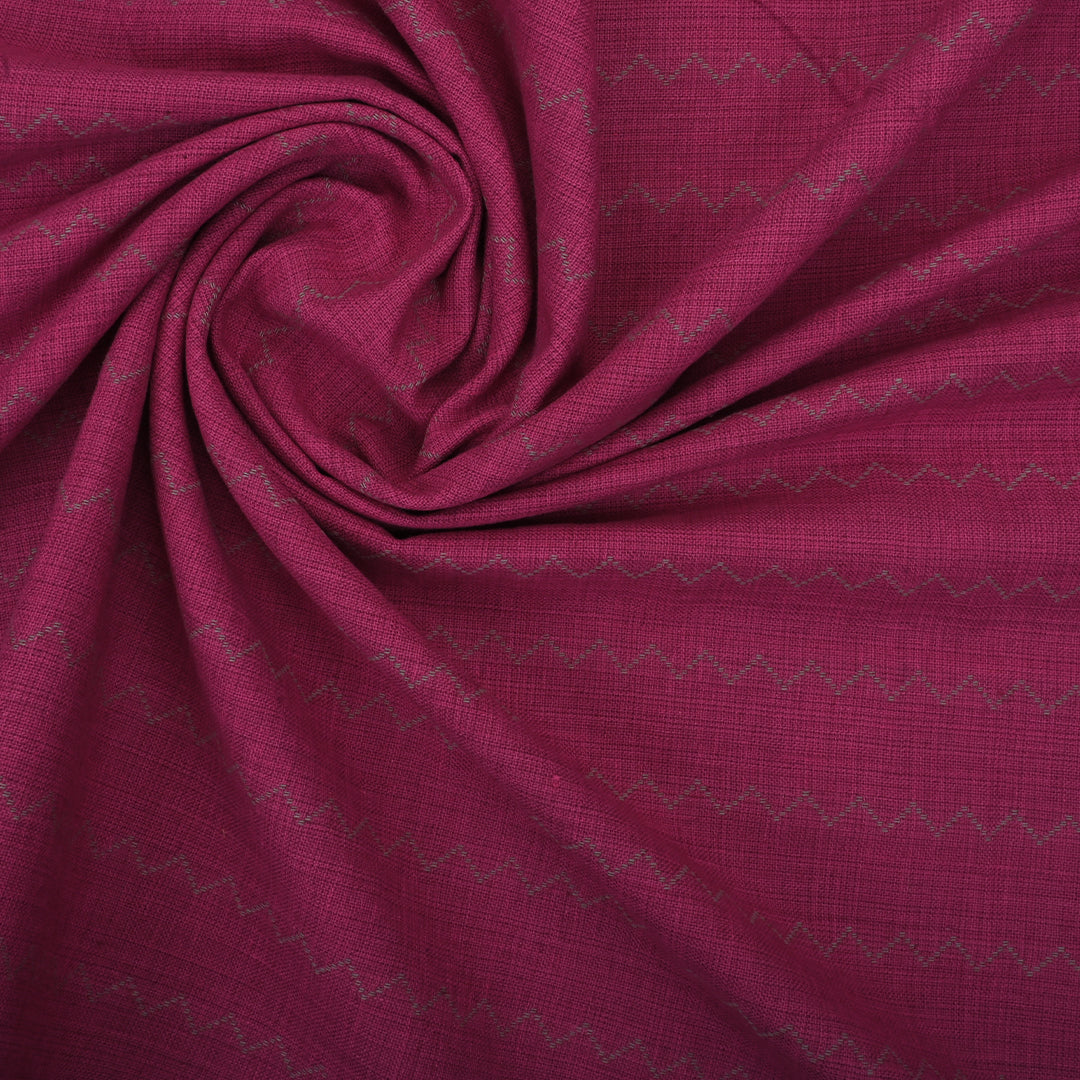 Rouge Pink Traditional Cotton Fabric