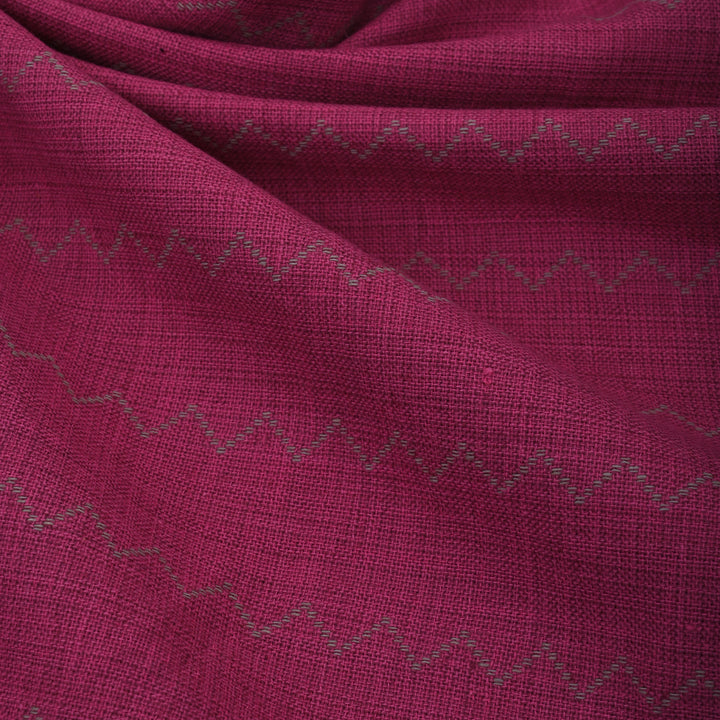 Rouge Pink Traditional Cotton Fabric