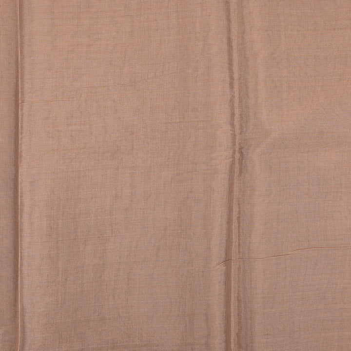 Antique Gold-Silver Plain Tissue Fabric