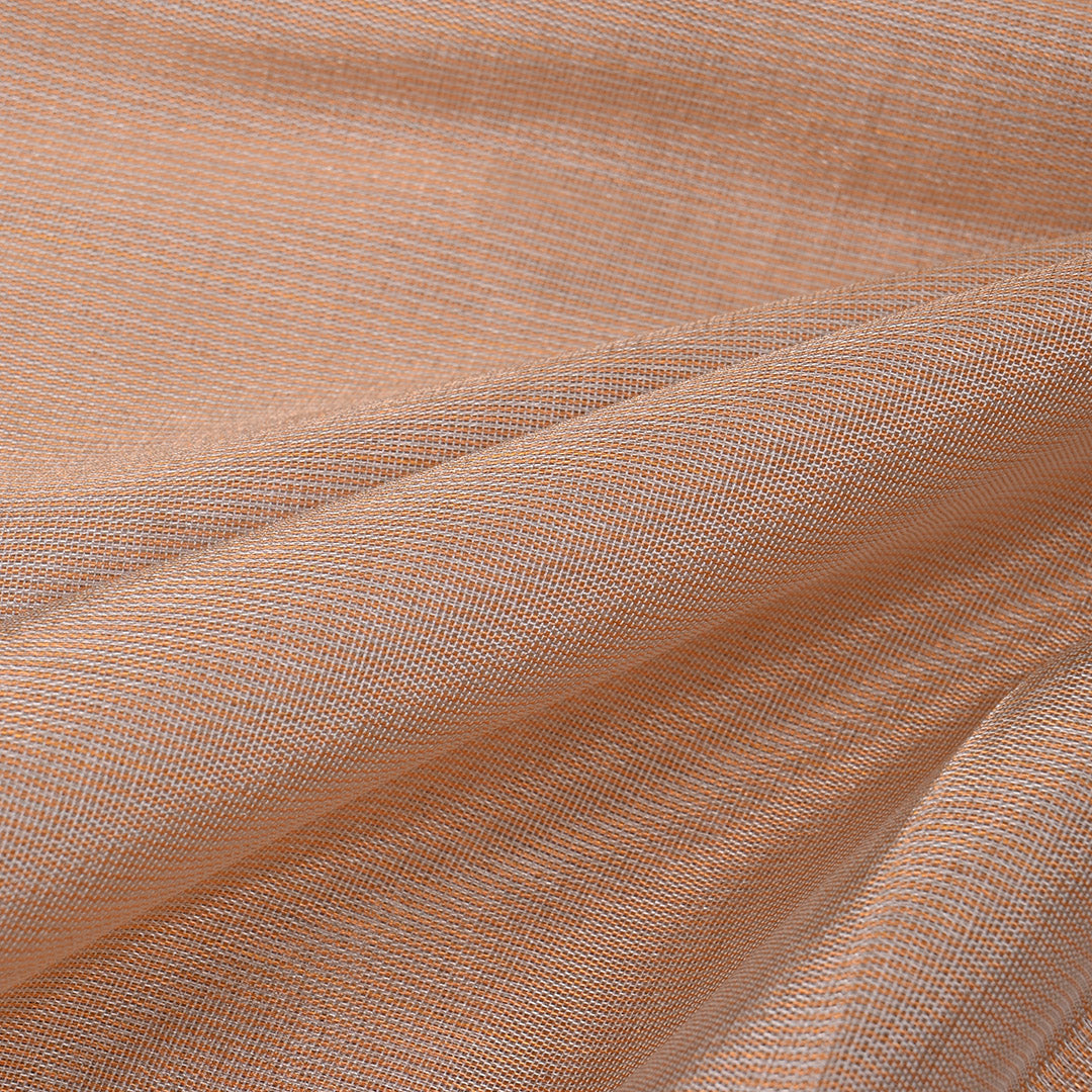 Antique Gold-Silver Plain Tissue Fabric