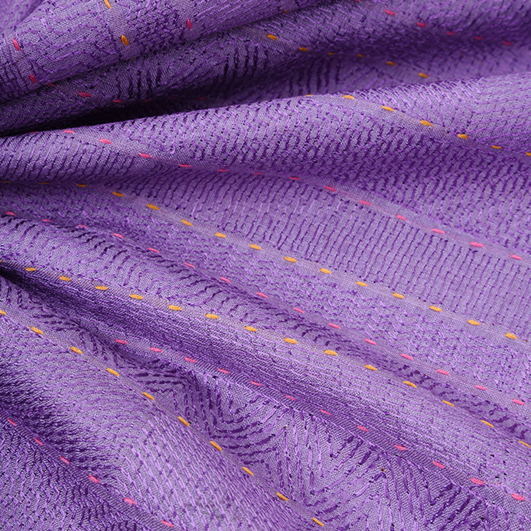 Dark Orchid Moonga Embroidery Fabric