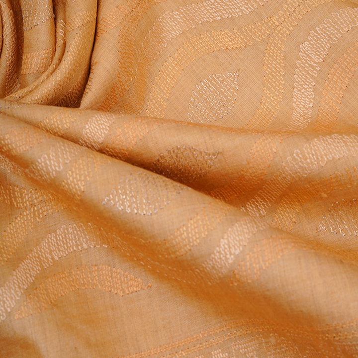 Burlywood Brown Moonga Embroidery Fabric