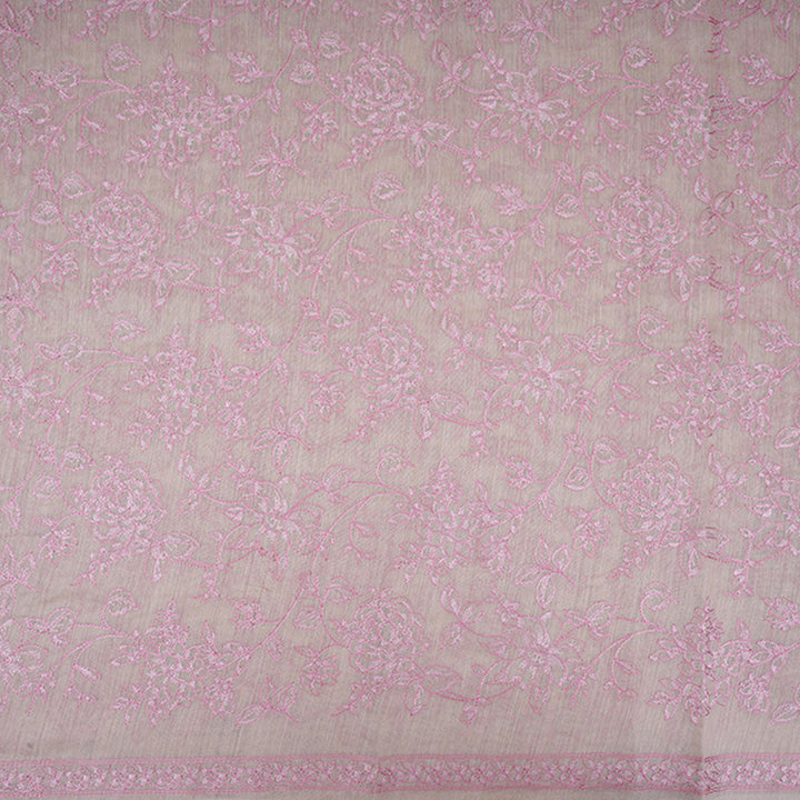 Pale Purple Moonga Embroidery Fabric