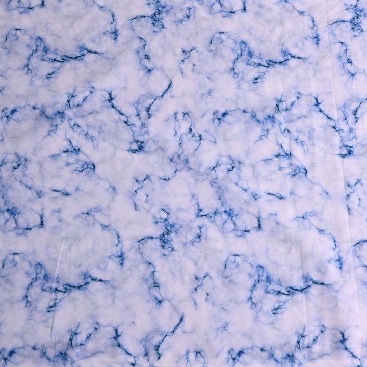 Isabelline White Shibori Printed Georgette Fabric