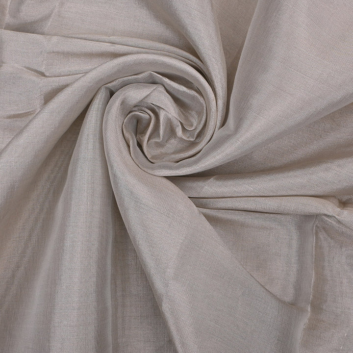 Ash Gray Plain Tissue Fabric