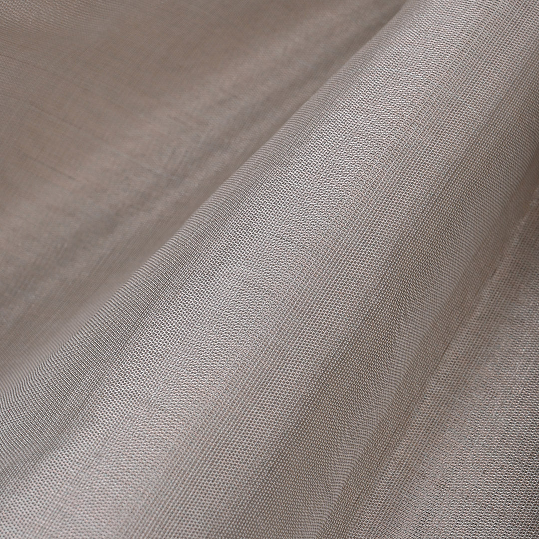 Ash Gray Plain Tissue Fabric