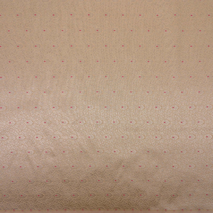 Almond Brown Meenakari Banarasi Fabric