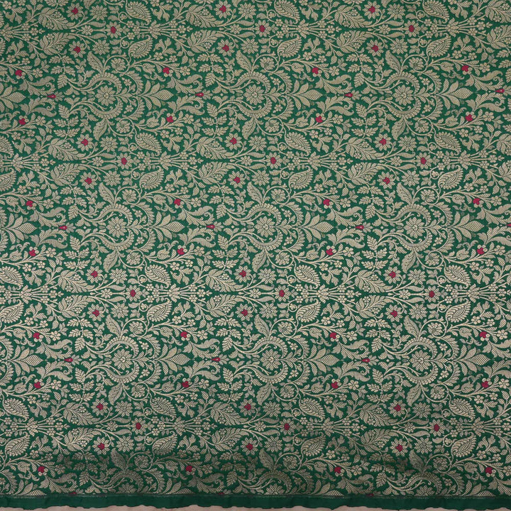 Castleton Green Banarasi Meenakari Fabric