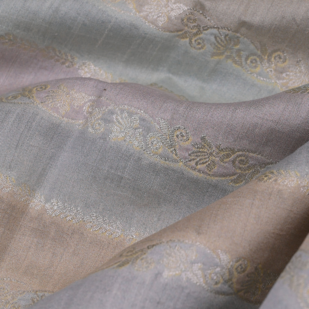 Colourful Banarasi Silk Fabric