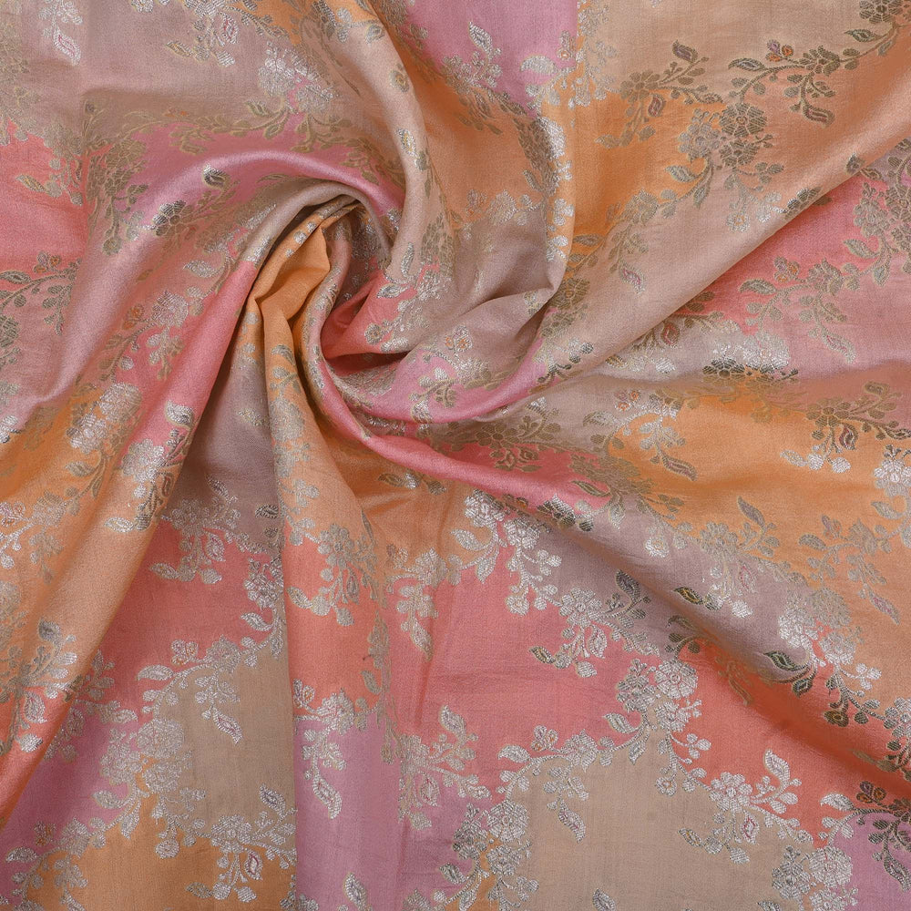 Vibrant Banarasi Silk Fabric