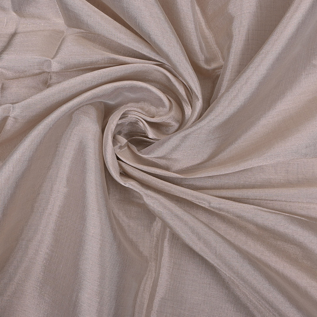 Silver Plain Tissue Fabric