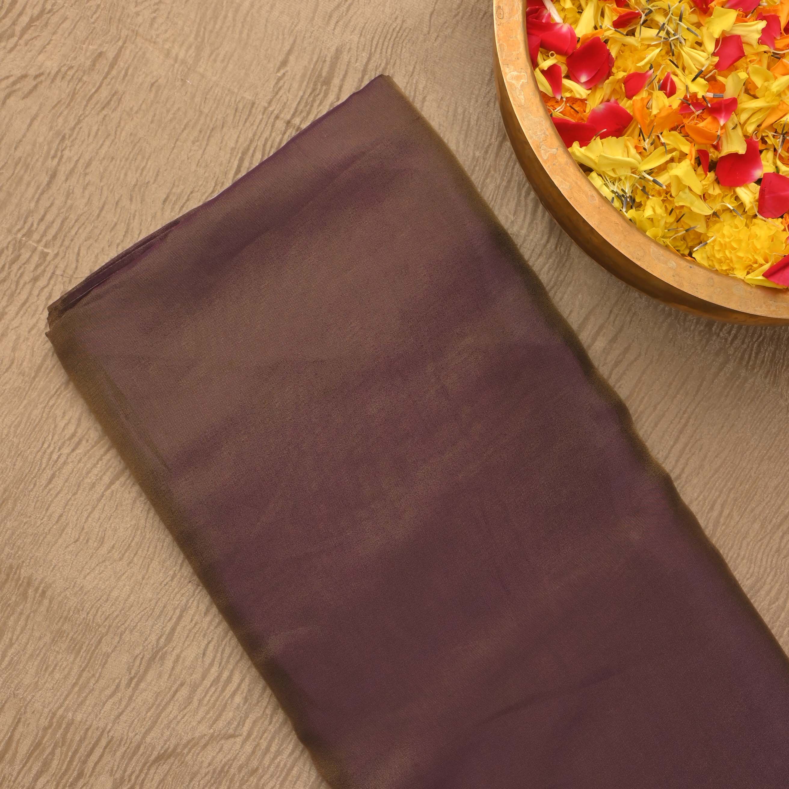 Dark Byzantium Two-Tone Tissue Fabric