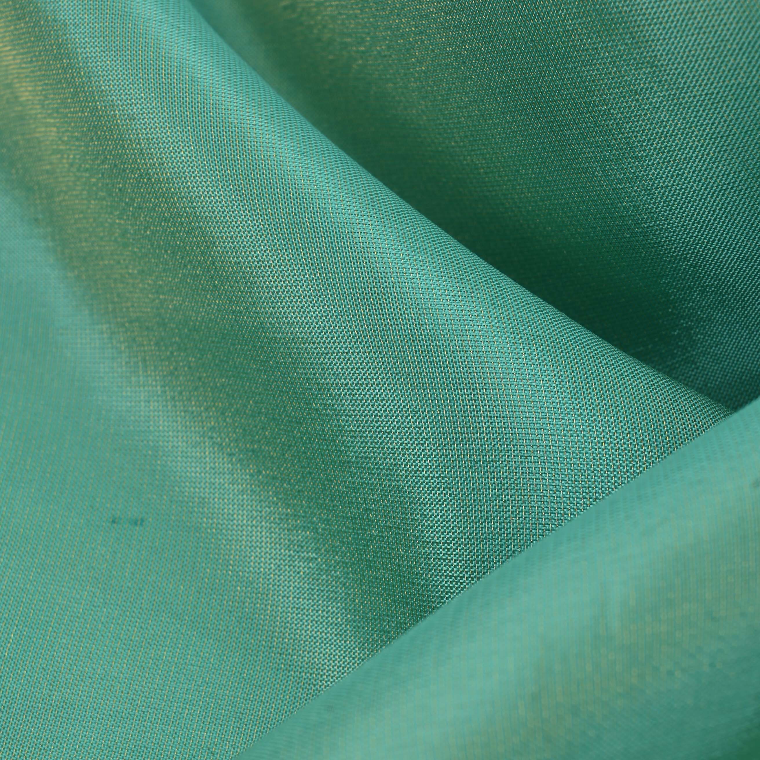Turquoise Blue Two-Tone Tissue Fabric