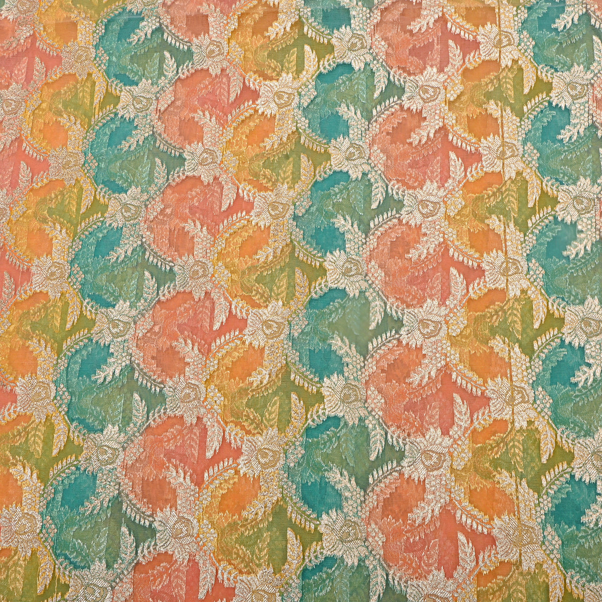 Multicolour Gota Patti Embroidered Organza