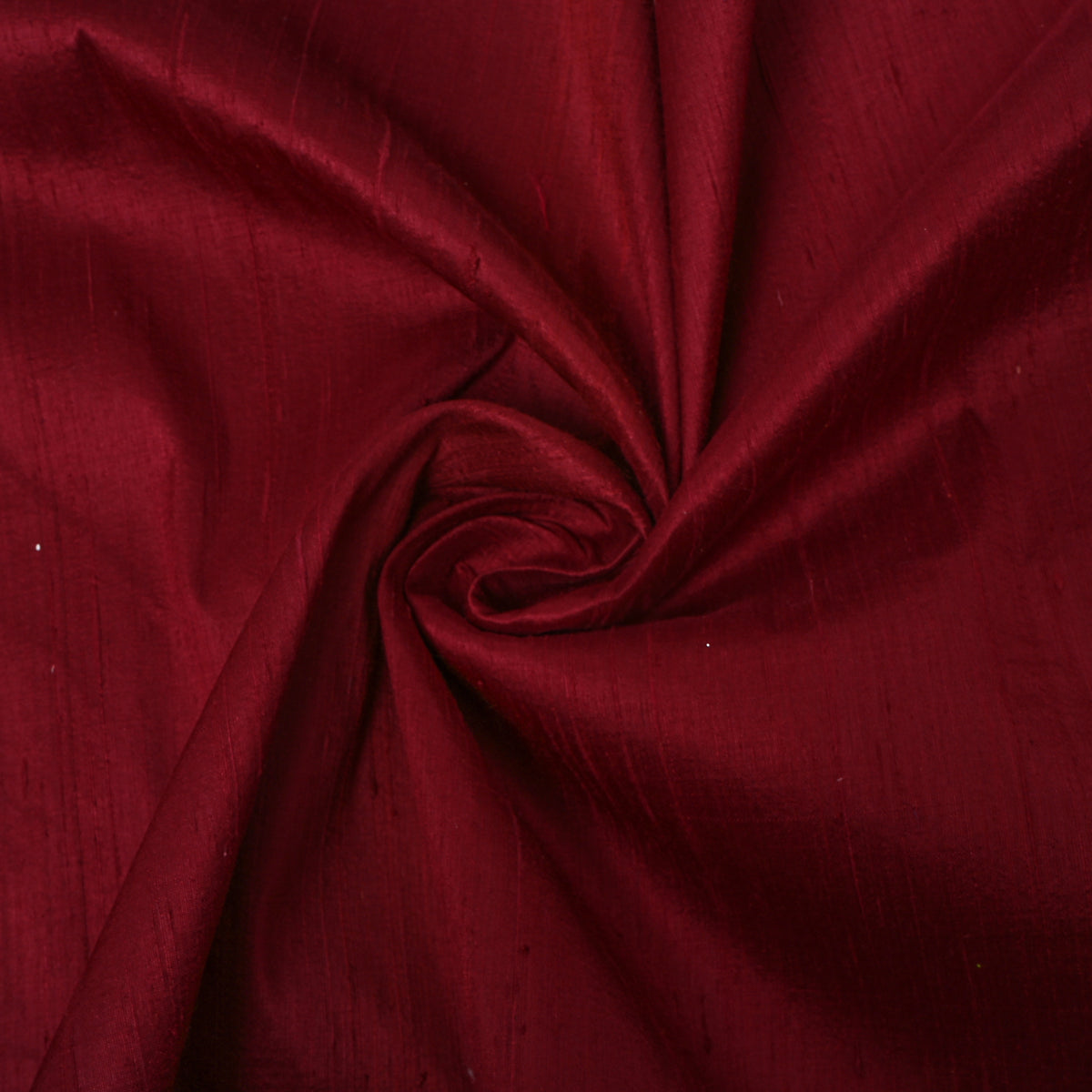 Wine Maroon Plain Raw Silk Fabric