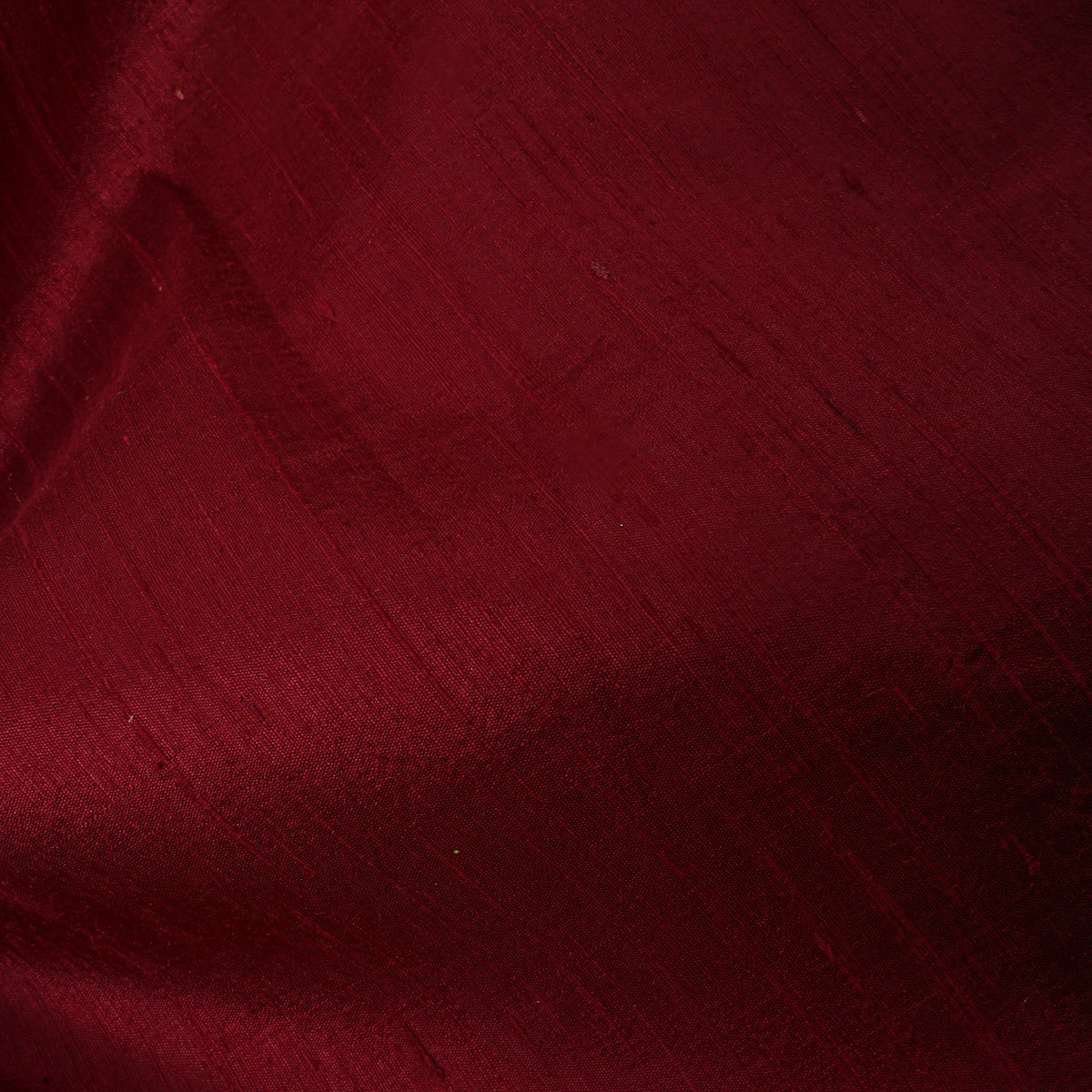 Wine Maroon Plain Raw Silk Fabric