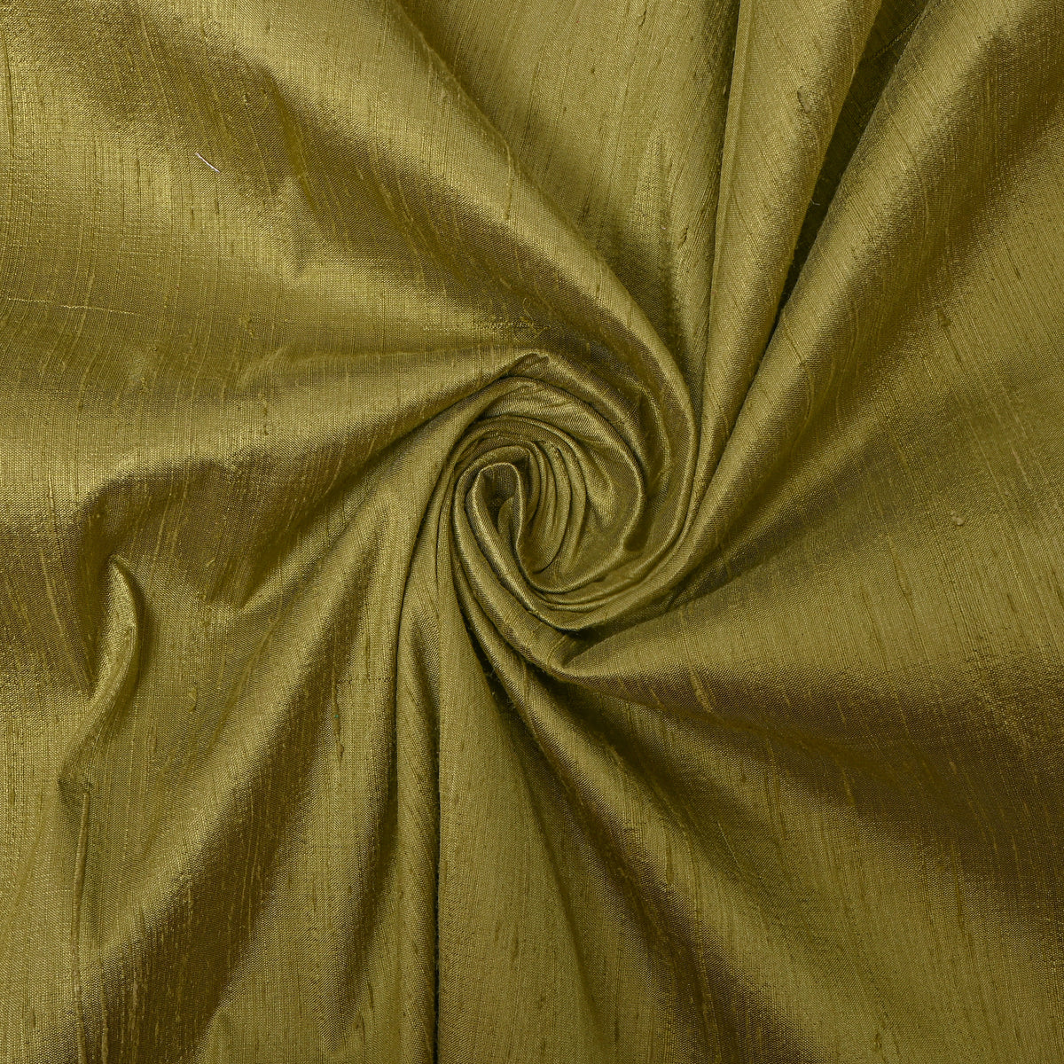 Pear Green Plain Raw Silk Fabric