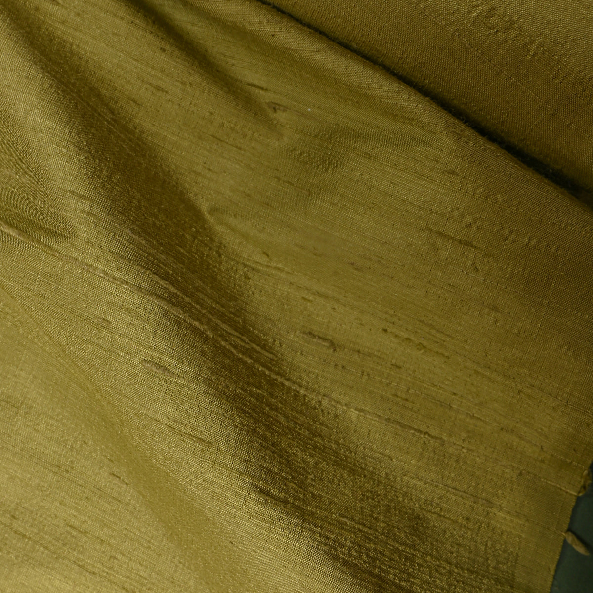 Pear Green Plain Raw Silk Fabric
