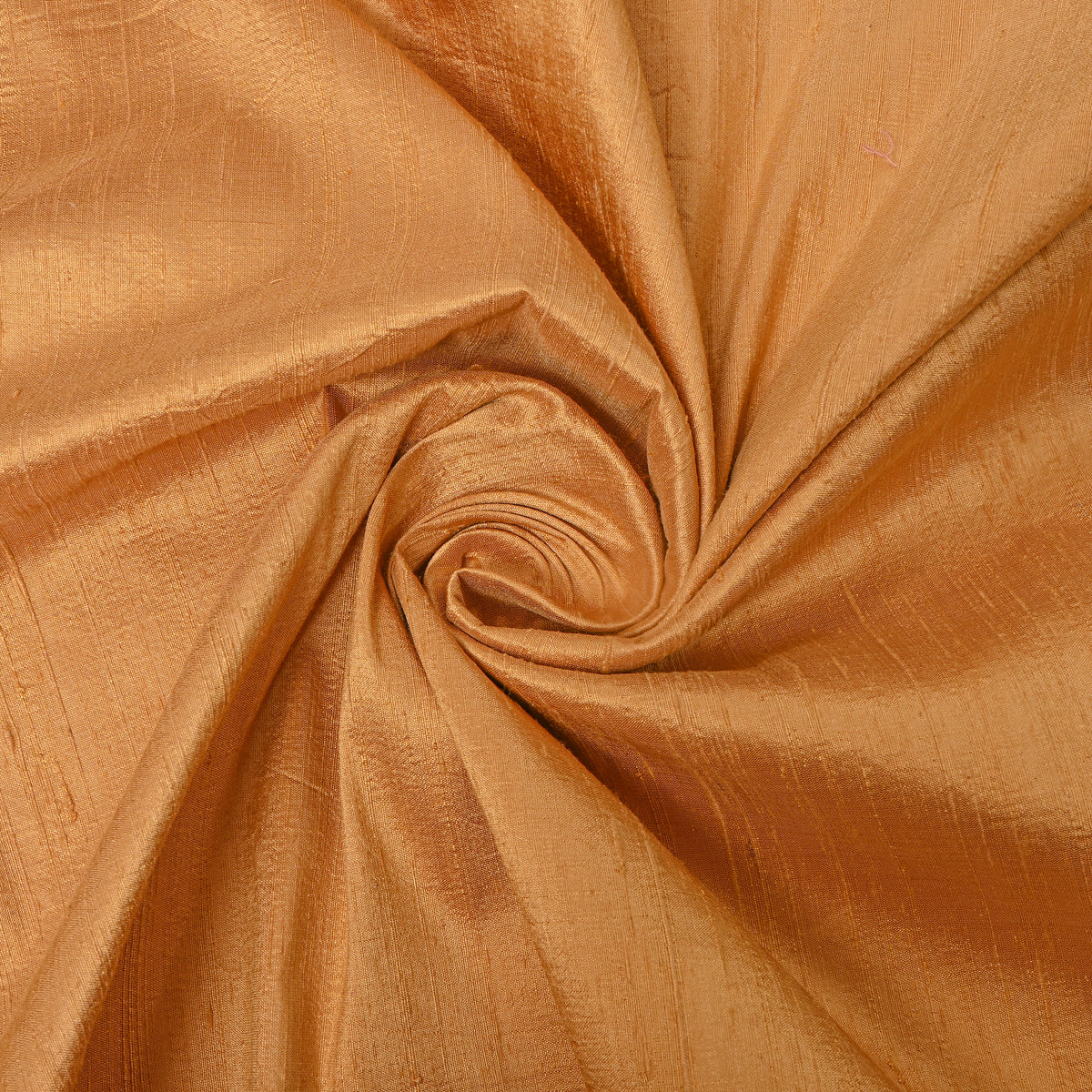 Honey Gold Plain Raw Silk Fabric