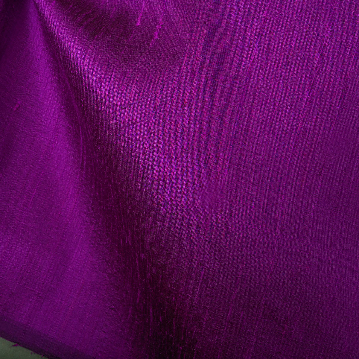 Deep Purple Plain Raw Silk Fabric