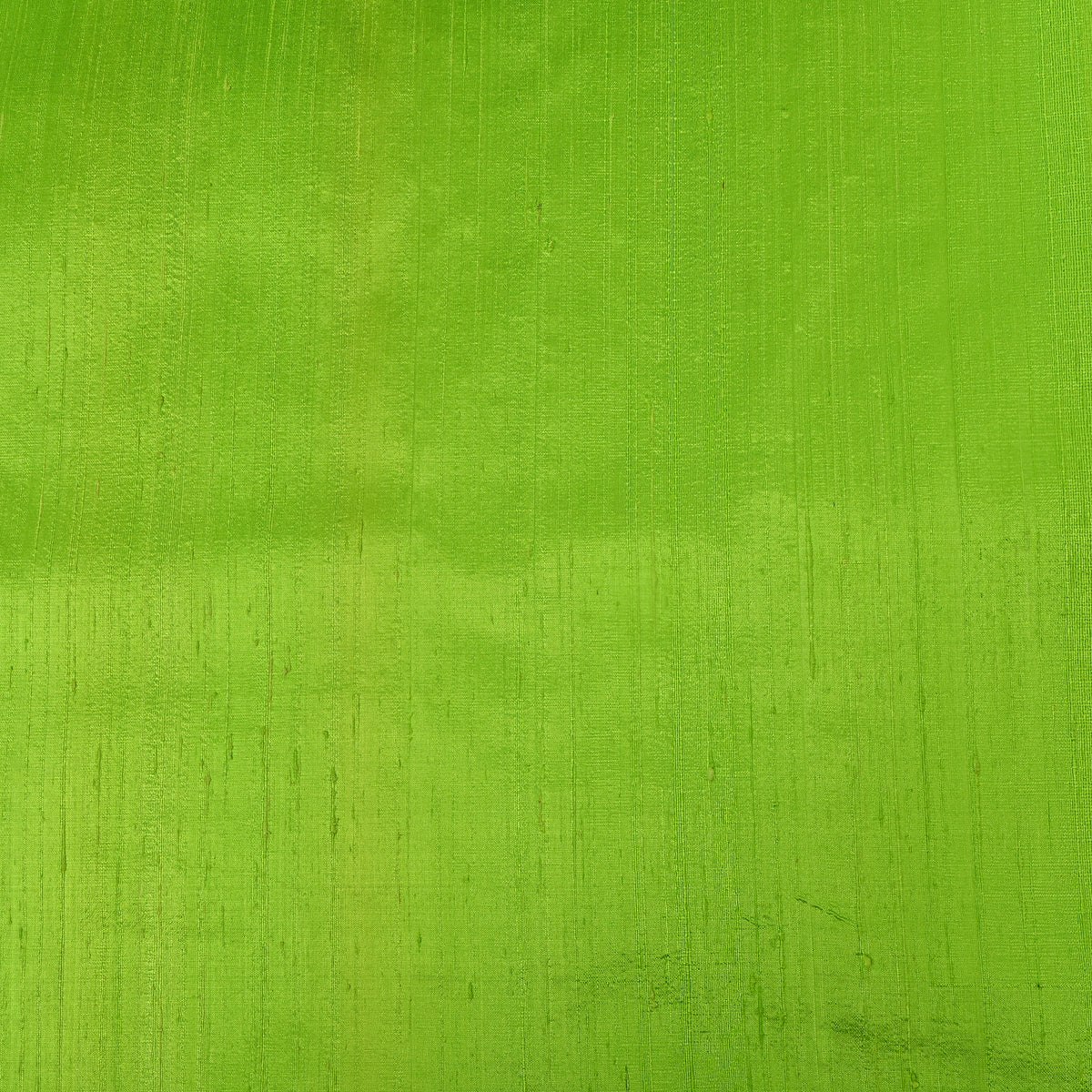 Parrot Green Plain Raw Silk Fabric