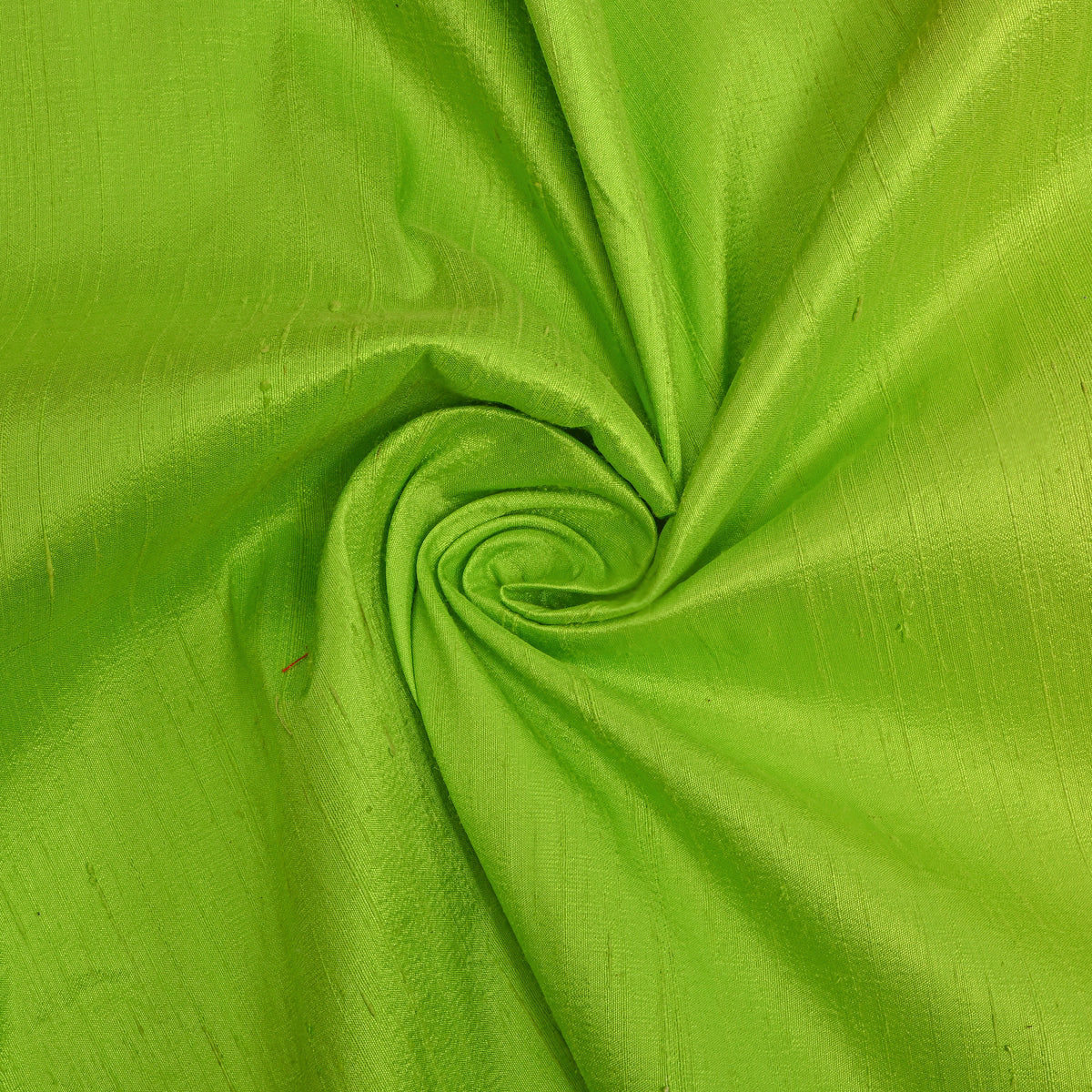Leaf Green Plain Raw Silk Fabric