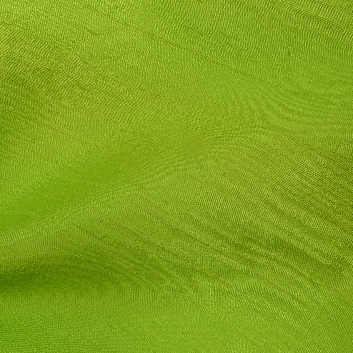 Leaf Green Plain Raw Silk Fabric