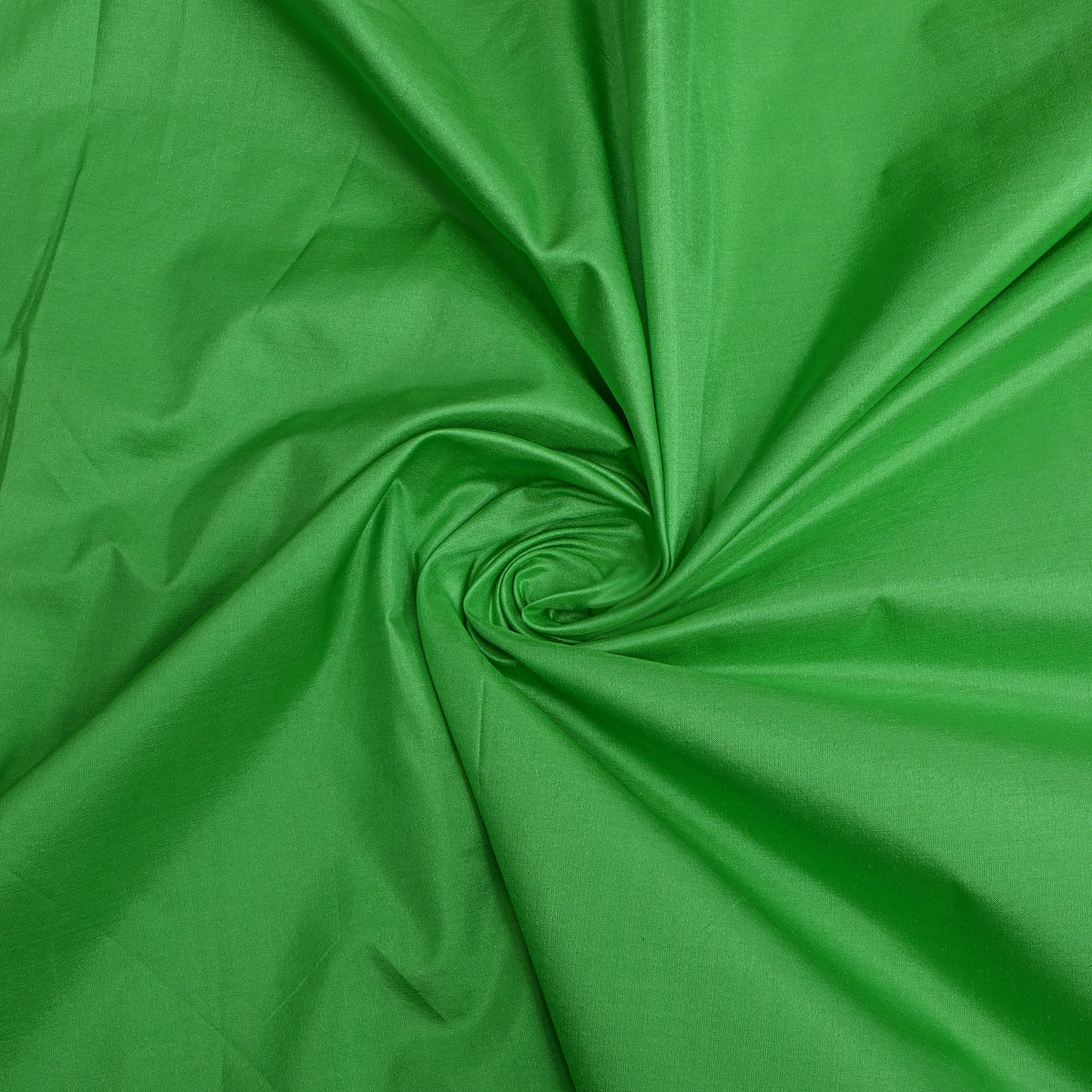 Soft Green Plain Pure Silk Fabric
