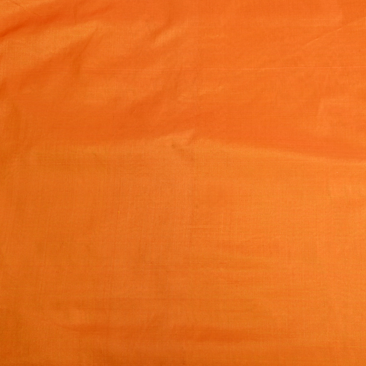 Sunset Orange Plain Pure Silk Fabric