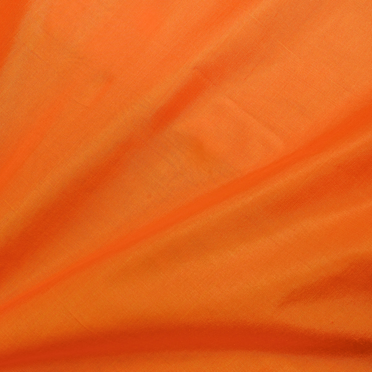 Sunset Orange Plain Pure Silk Fabric