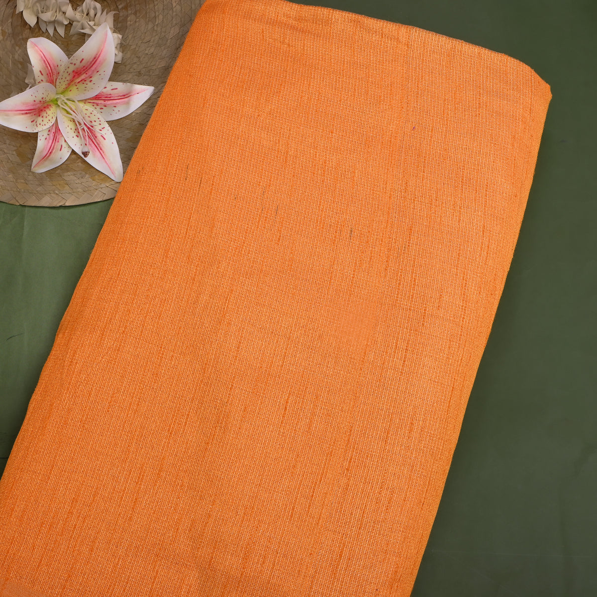 Marigold Plain Spun Tissue Fabric
