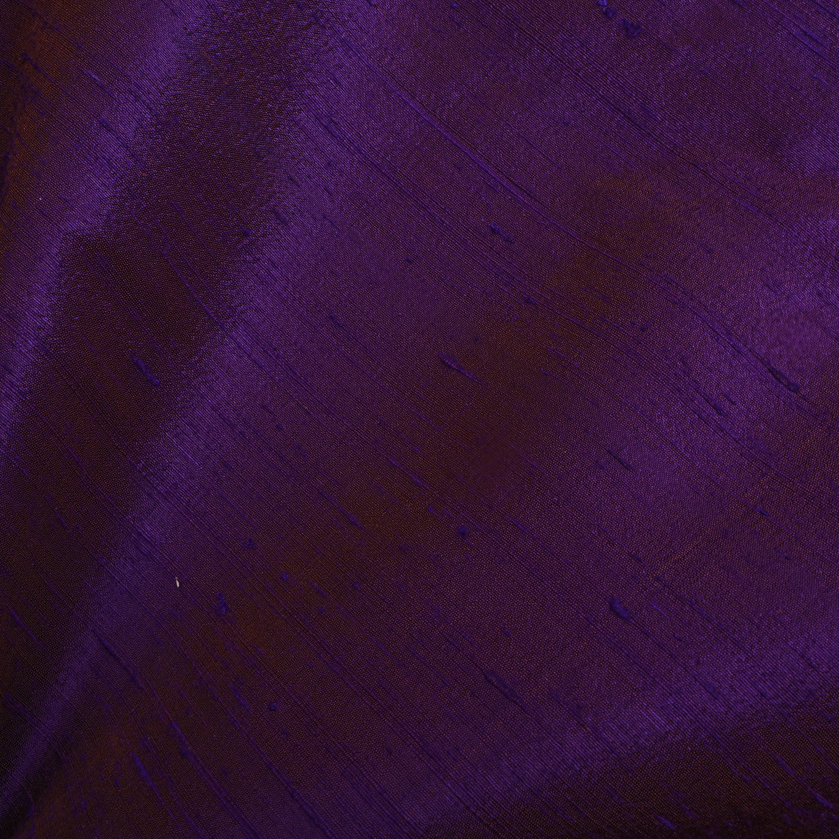 Grape Purple Plain Raw Silk Fabric