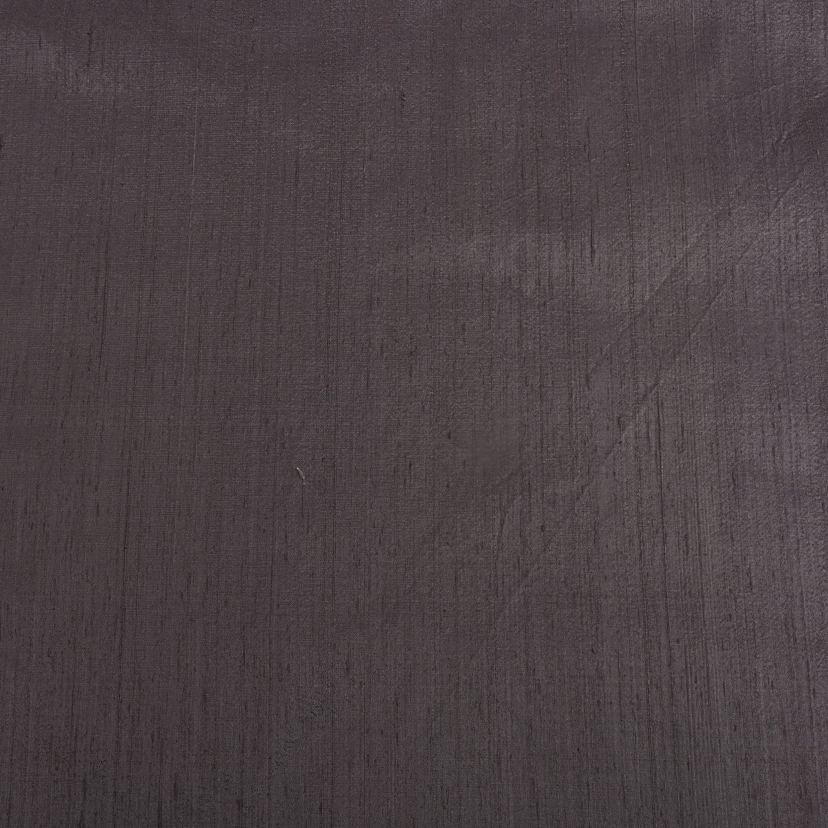 Charcoal Gray Plain Raw Silk Fabric