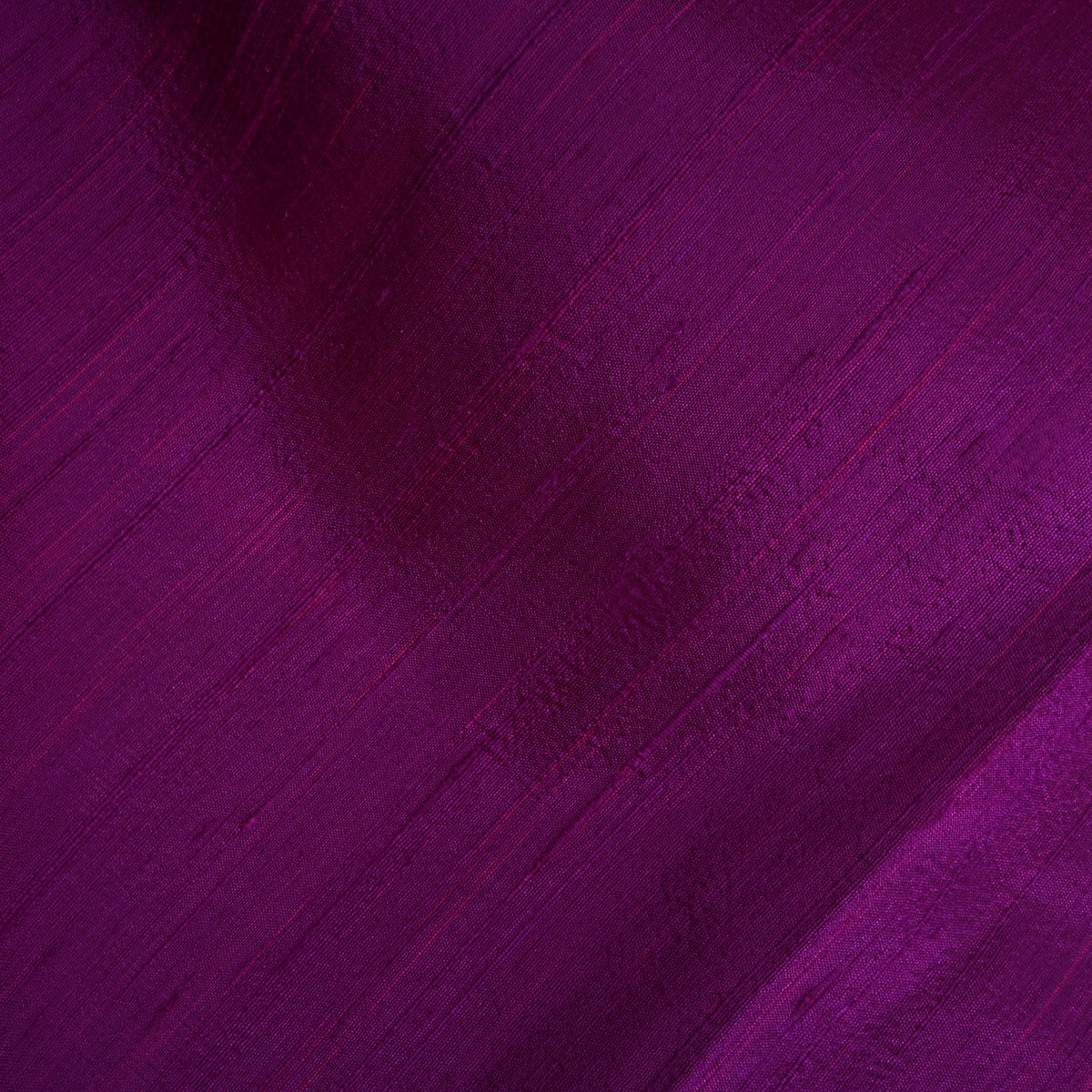Grape Plain Raw Silk Fabric