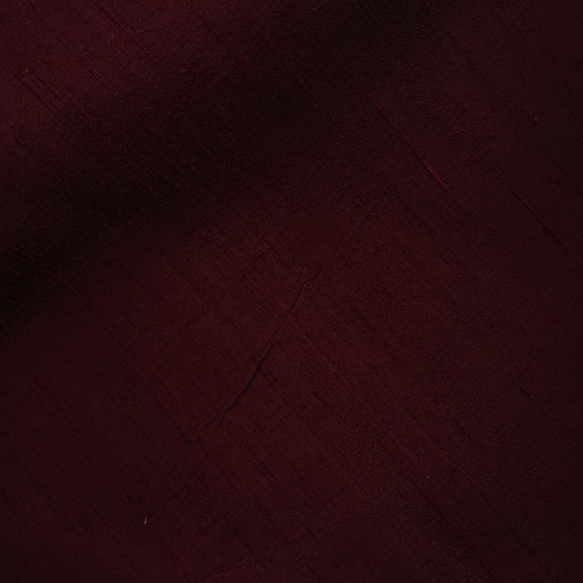 Burgundy Plain Raw Silk Fabric