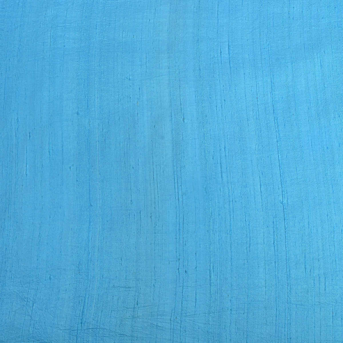 Turquoise Blue Plain Raw Silk Fabric