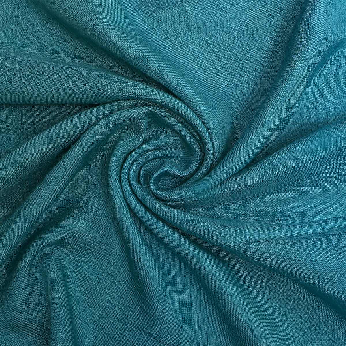 Teal Blue Dola Silk Plain Fabric