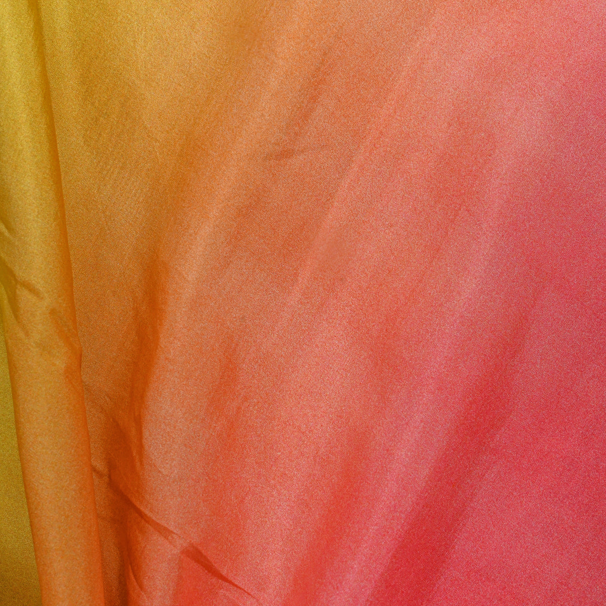 Mango Ombre Sheded Silk Fabric