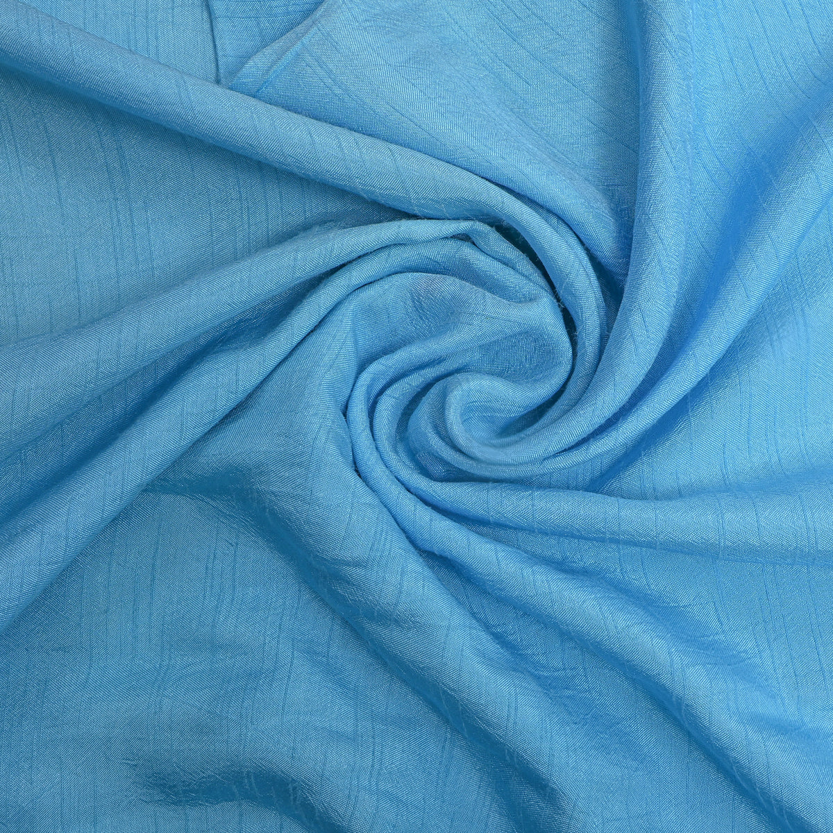 Sky Blue Dola Silk Plain Fabric