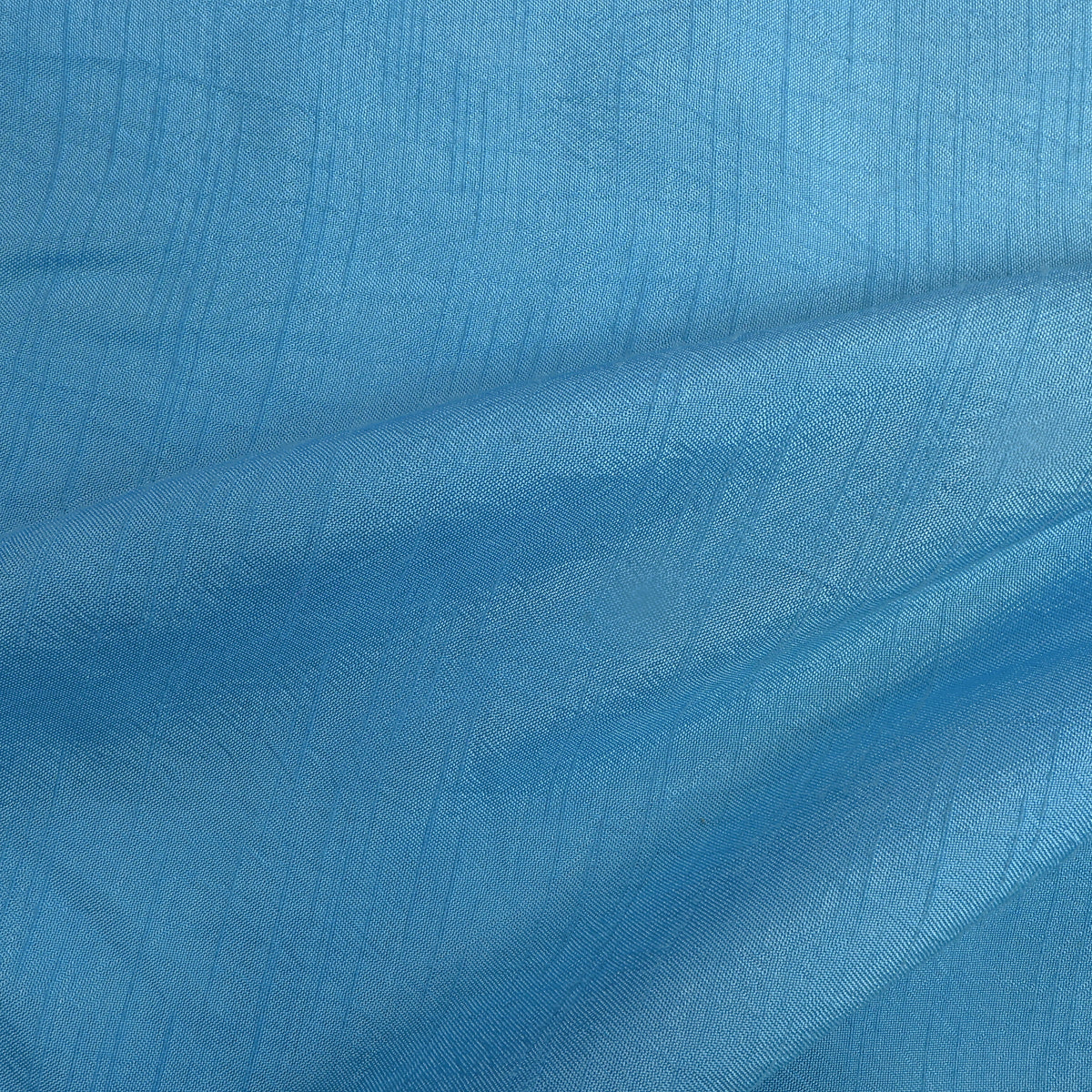 Sky Blue Dola Silk Plain Fabric